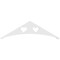 Ekena Millwork Pitch Winston Architectural Grade PVC Gable Pediment, 36"W x 10 1/2"H x 1"P (7/12) GPP036X011X100WIN - alternate 2